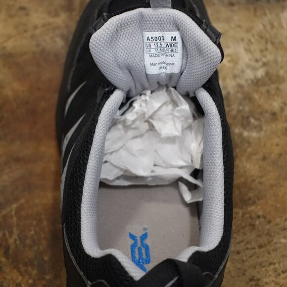 Apex A5000m Bungee Lace Athletic Men's Active Shoe In Black - Picture 11 of 13